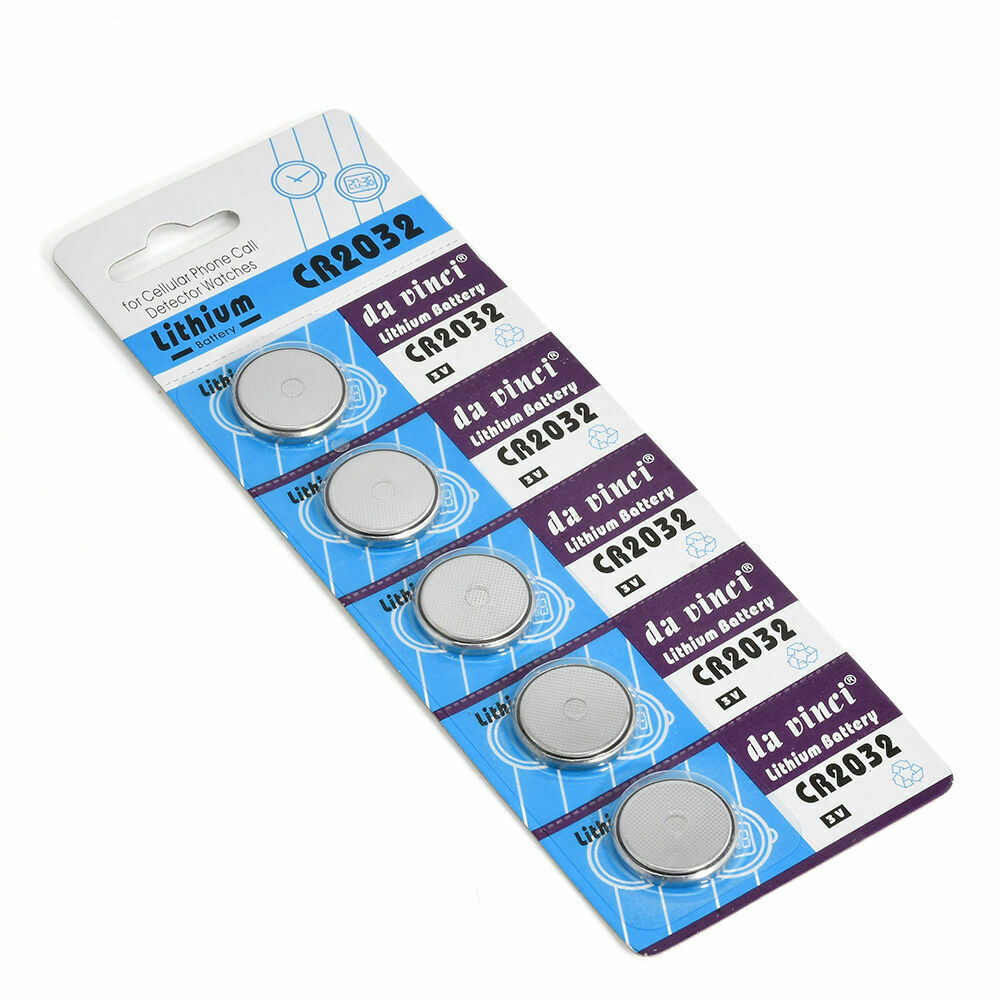 5PCS Lots CR2032 3V Button Cell Coin Battery for Watch Toys Remote New Power NEW