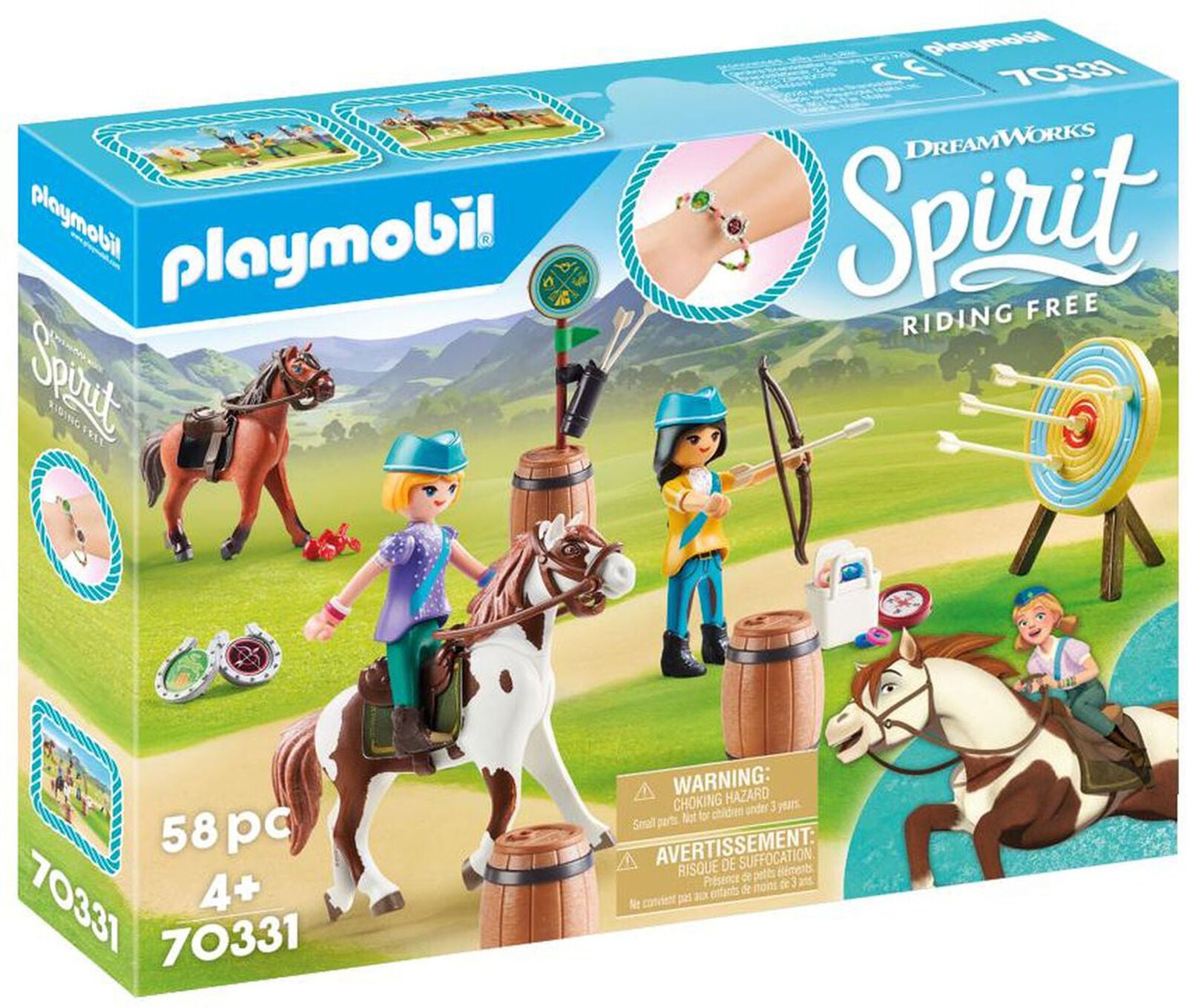 70331 Playmobil DreamWorks SpiritÂ© Outdoor Adventure Suitable for ages 4 years a