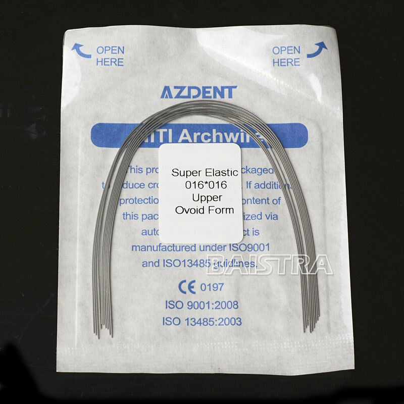 20 Packs Dental Orthodontic Super Elastic Niti Arch Wire Rectangular 16x16Upper