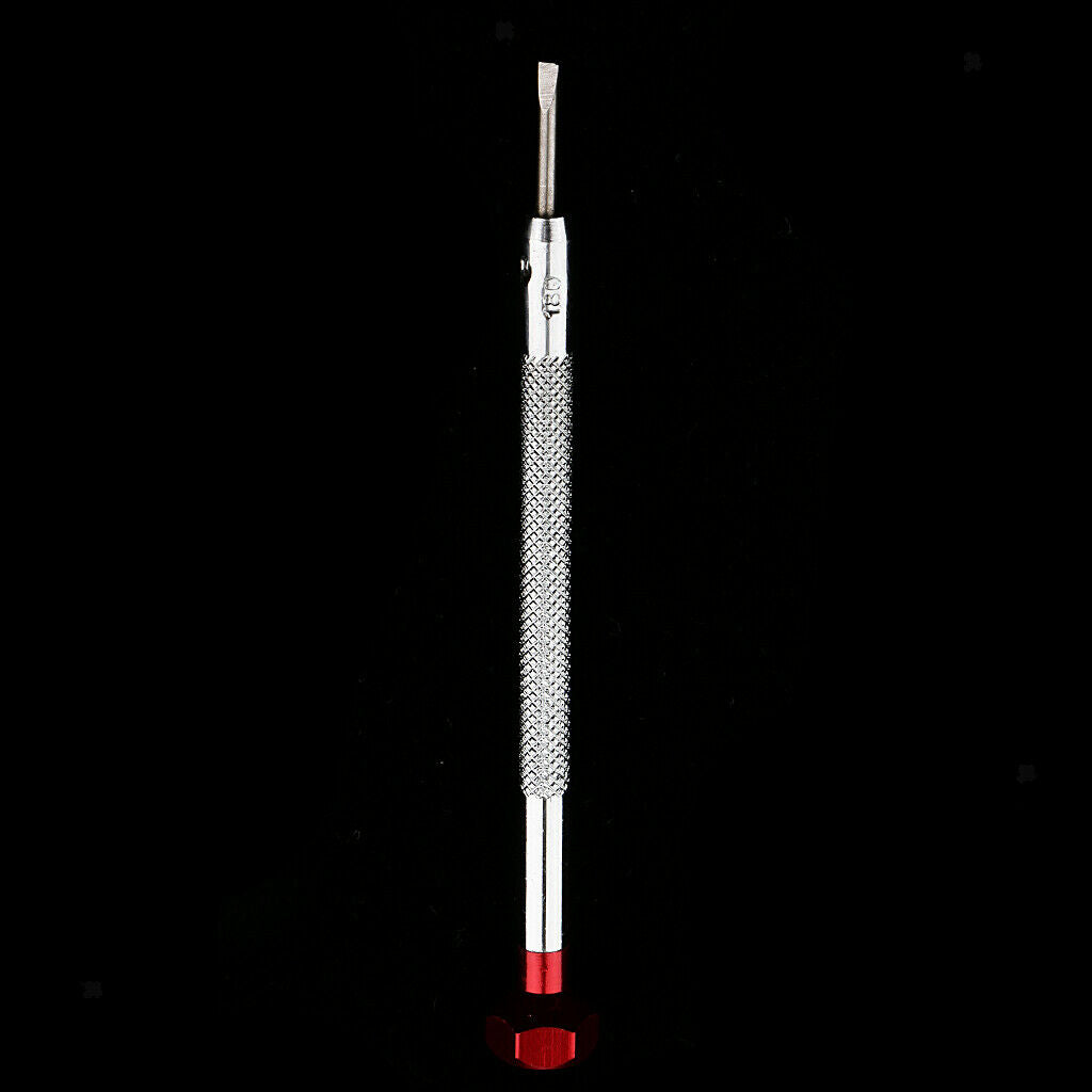 Stainless Steel Screwdriver Watch Jewelry Watchmaker Repair Tool Red 1.8
