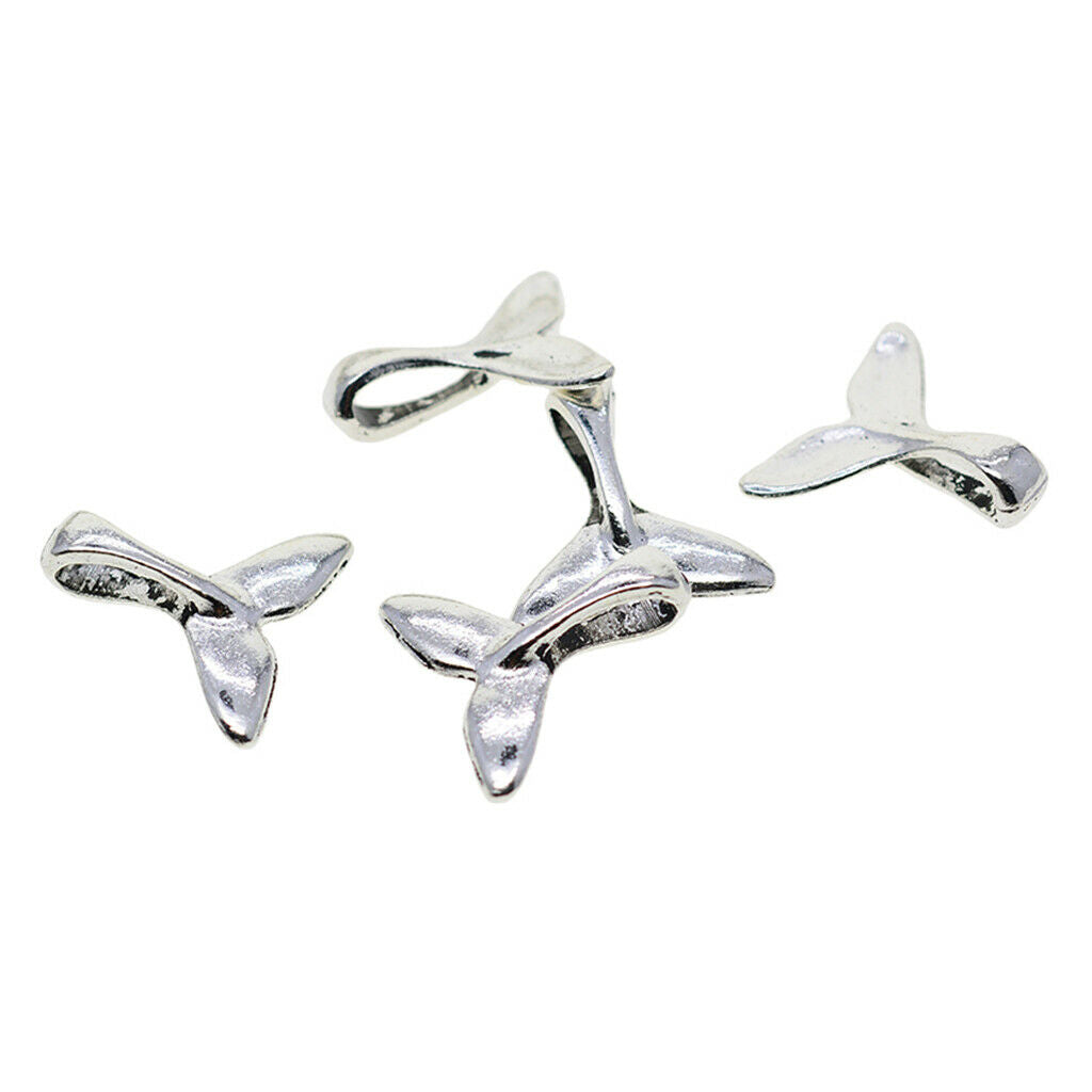 100 pieces mermaid fishtail jewelry accessories crafting charms