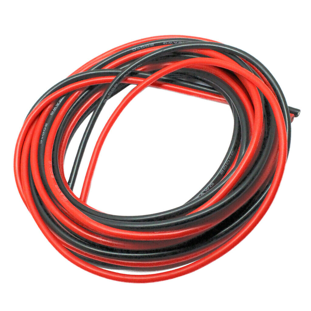 Rolls Electrical Wire High Temperature Resistant Test Cable Red Black