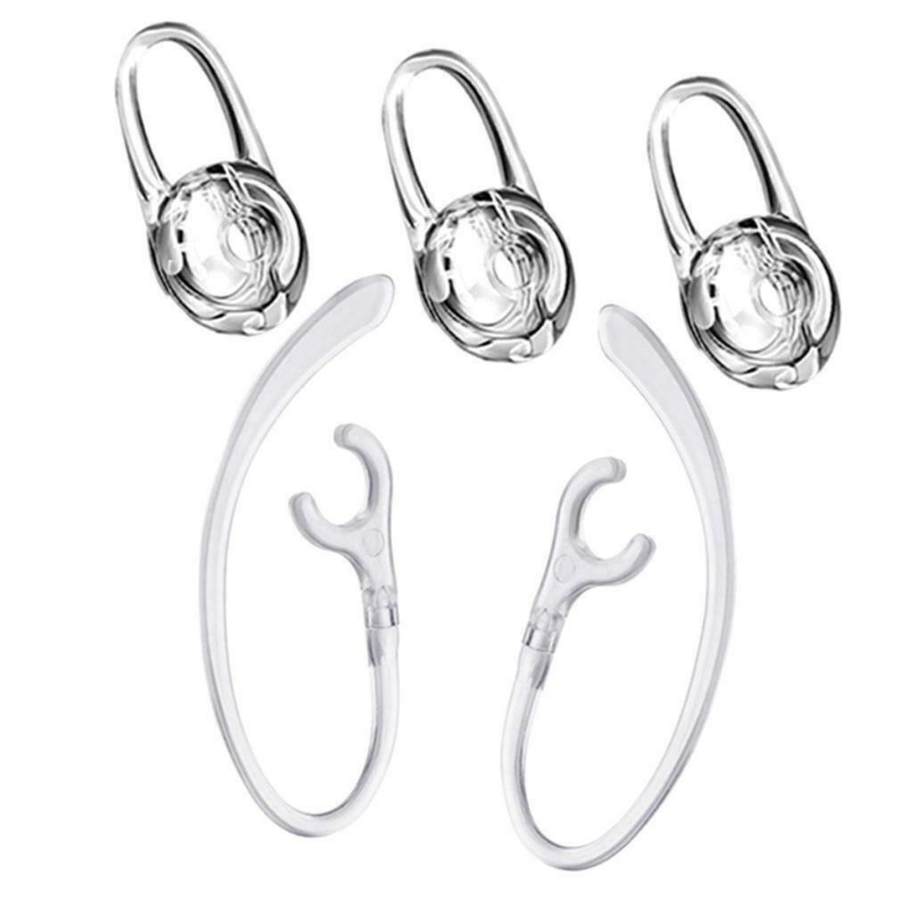 3Pc Earbuds Tips Silicone Earbud Cases w/2pc Ear-hook for Plantronics M165