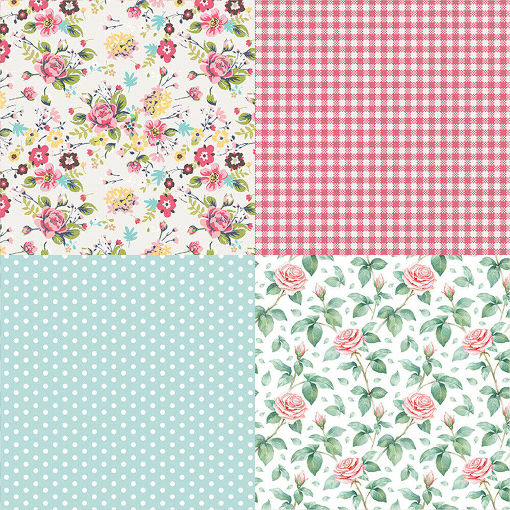 12PCS Paper Pad Dot Grid Flower Scrapbooking Album Card Diary Journal Craft DIY