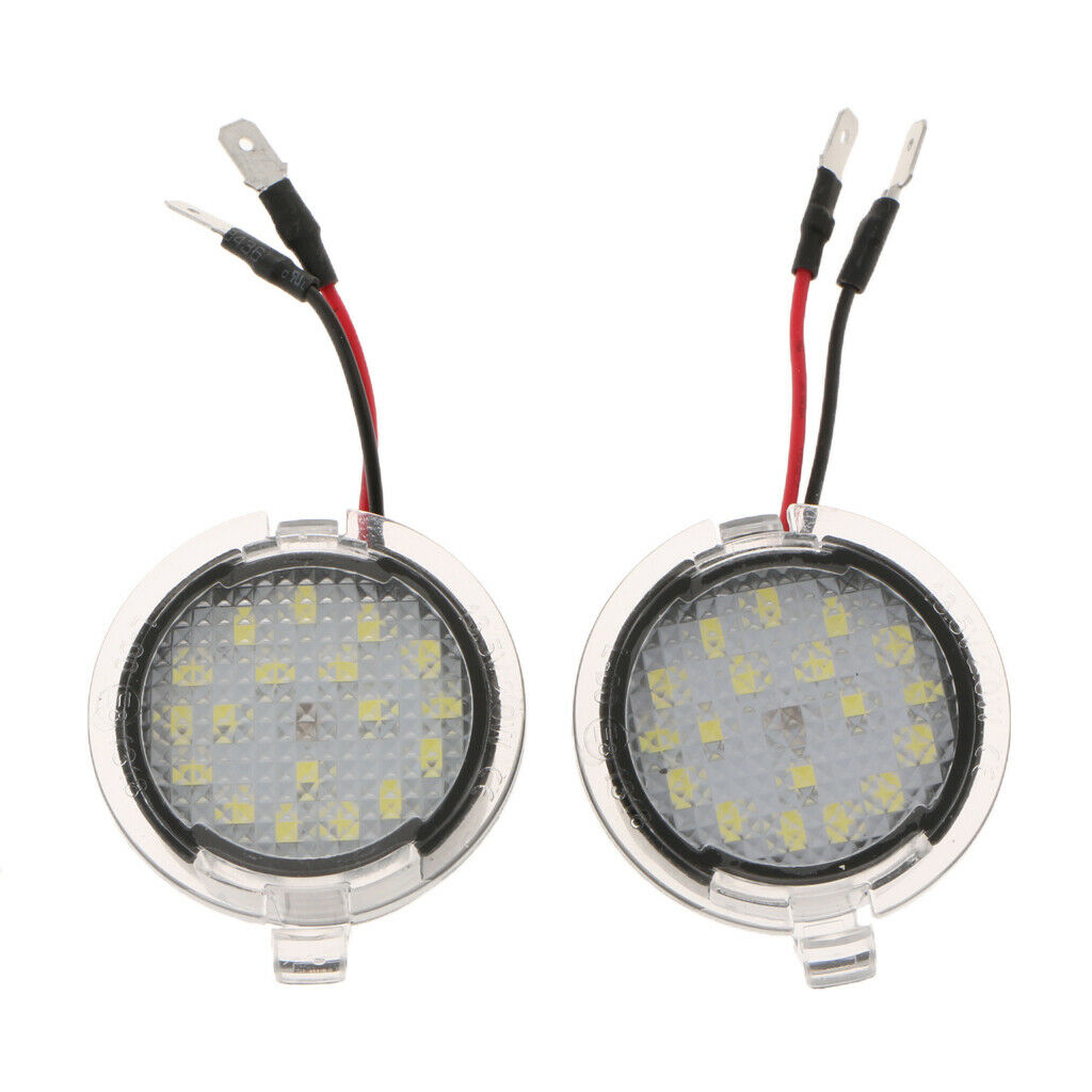 2PCS 6500K 18LED Side Mirror Puddle Light fits For Ford F-150 Explorer 11-18