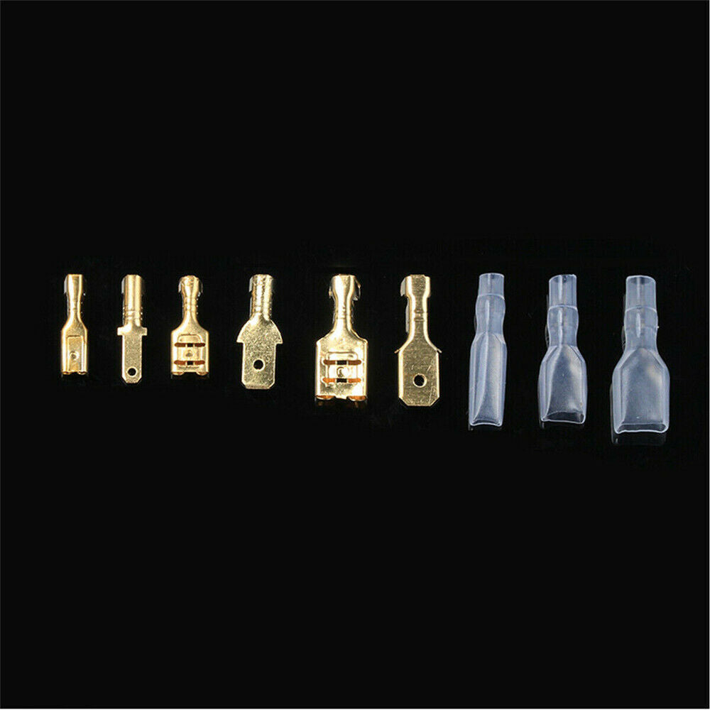270PC Assortment Terminal Set Electrical Wire Crimp Connector Male &Female Spade