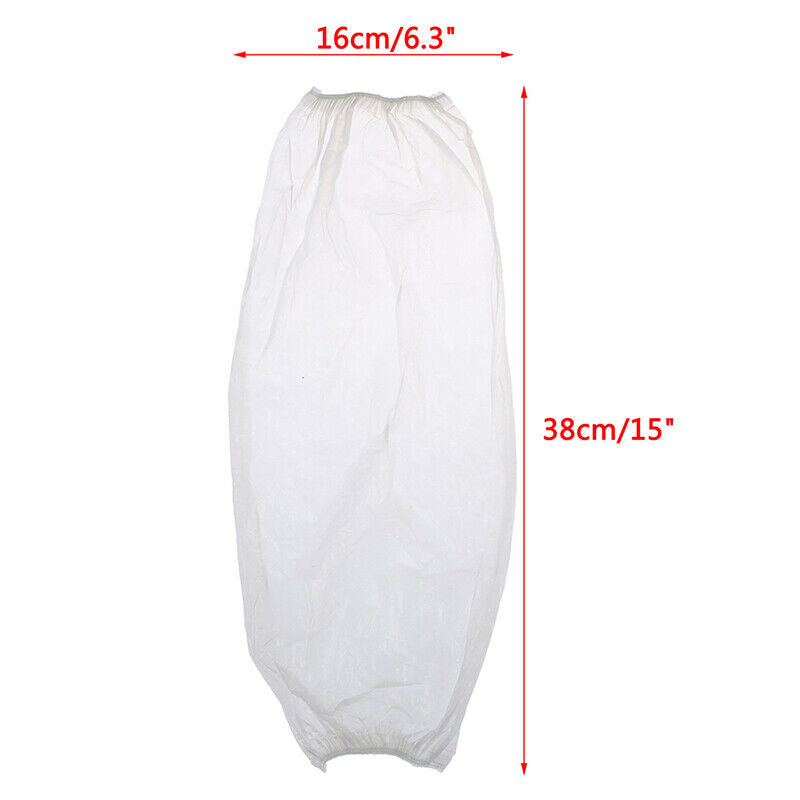 5Pair Disposable Tattoo Arm Sleeves Work Sleevelet Cover Elastic Band Waterpr_DD