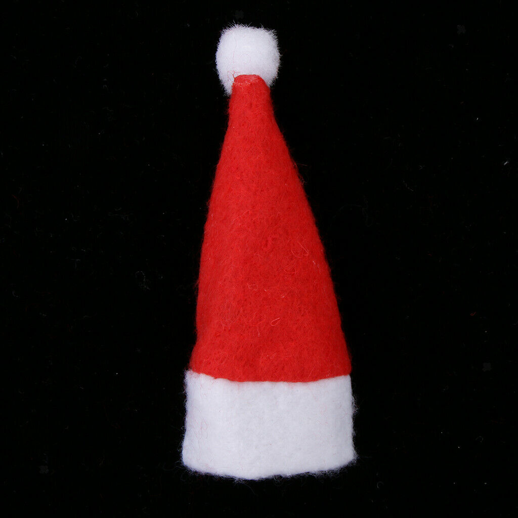 20Pcs   Mini Lollipop Lollypop Santa Claus Hat   Wrap Christmas Party Decor