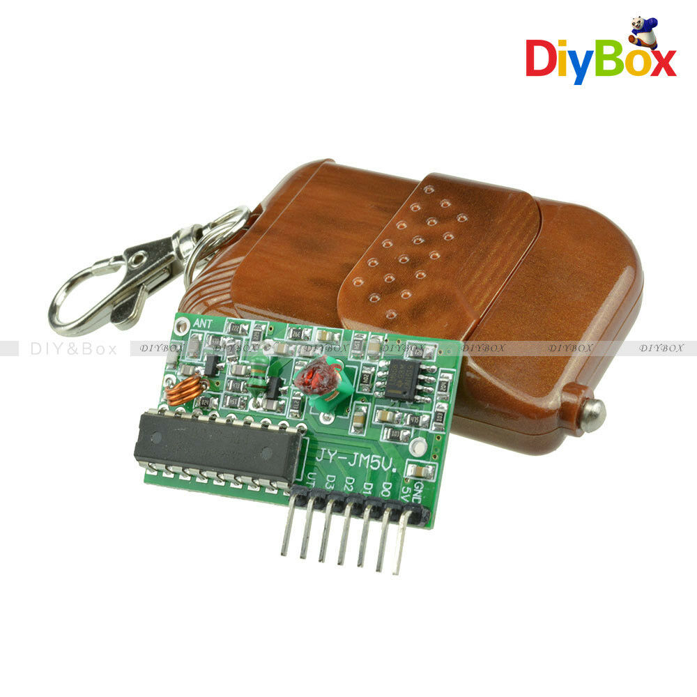 2PCS IC 2262/2272 4CH Key Wireless Remote Control 315MHZ Receiver for Arduino