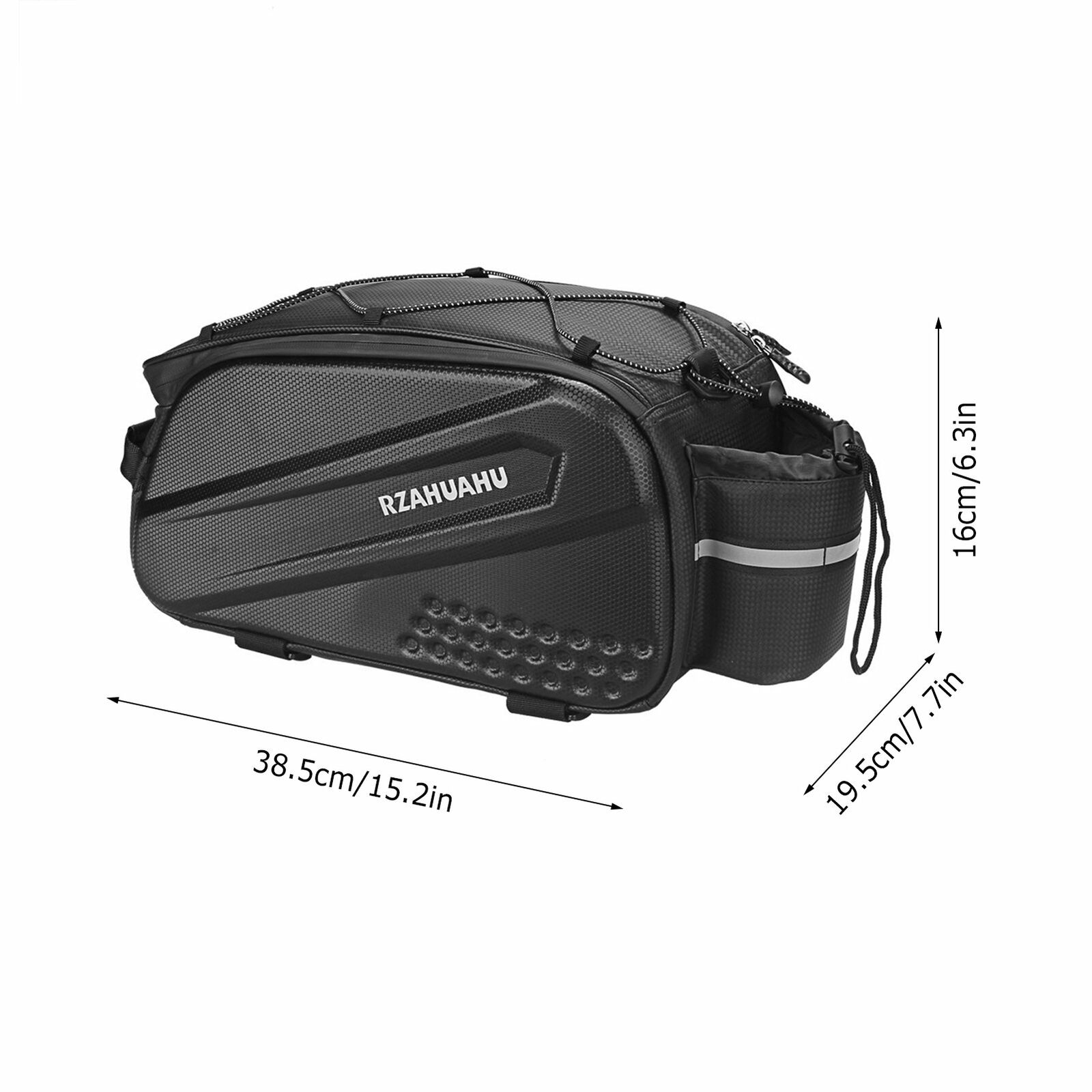 10L Bicycle Rear Seat Bag Waterproof Cycling Rack Trunk Shoulder Bag Handbag SUK