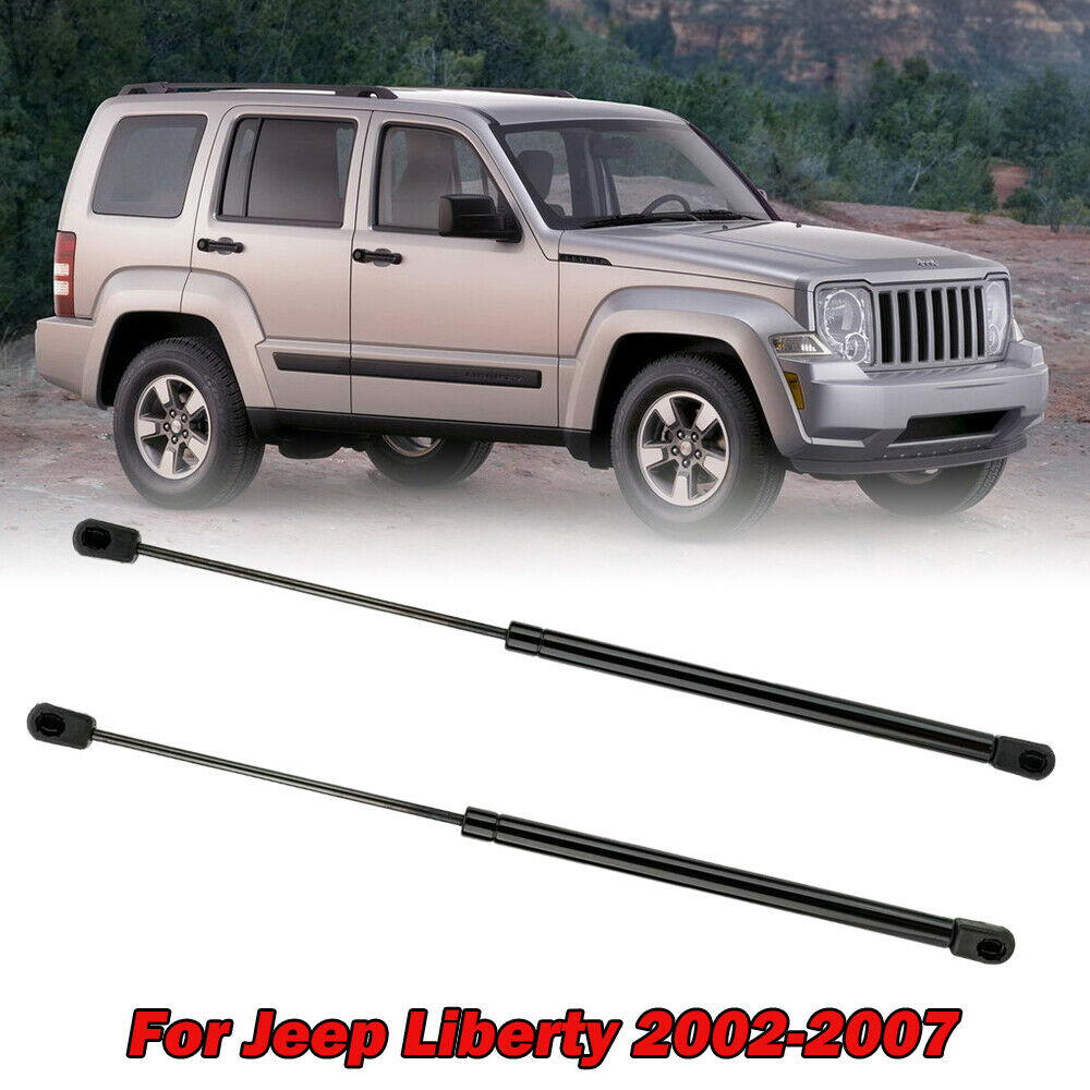 2Pcs Front Hood Bonnet Lift Support Struts Shock Rod Arms Fit 02-07 Jeep Liberty