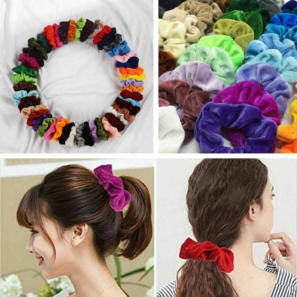 5xColorful Hair Band Girl Gifts Party Wedding Hair Tie Women Hair Jewelry