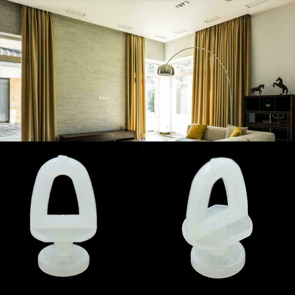 1pcs Plastic Rail Curtain Hook Rollers Home Curtain hot Accessories Tracks new