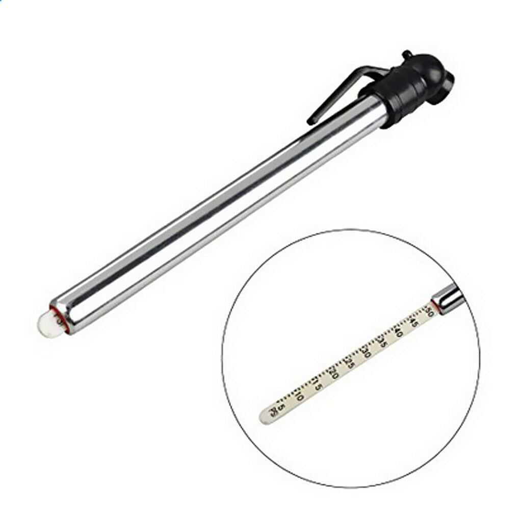 Pencil Pen Style Truck Auto Vehicle Tire Pressure Gauge 0-50 PSI Air Meter