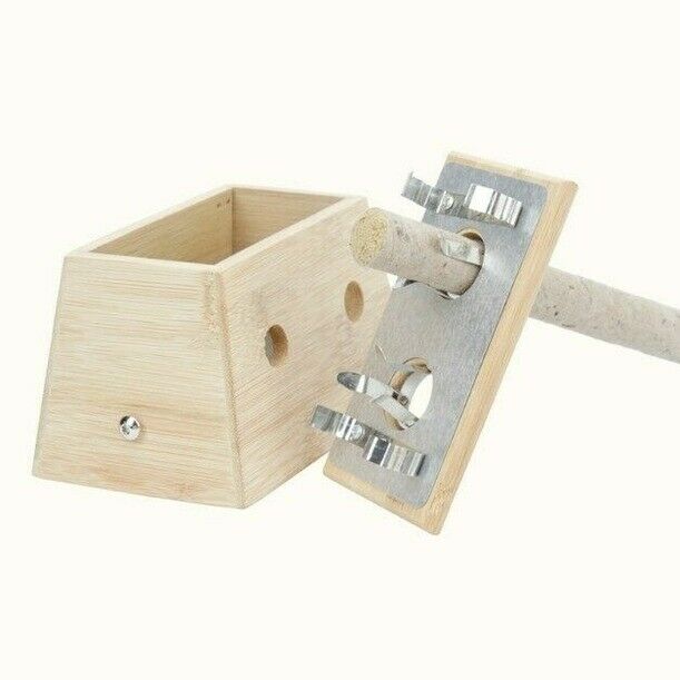 New High Quality Moxa Roll Burner Box With Double Holder Bamboo Moxibustion Box