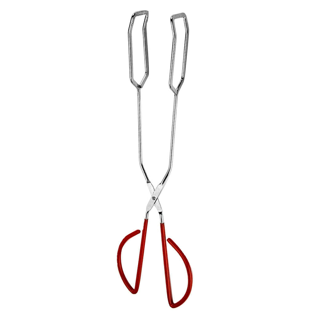4Pcs Food Grade Stainless Steel BBQ Scissors Tongs Kitchen Buffet Pliers,Easy