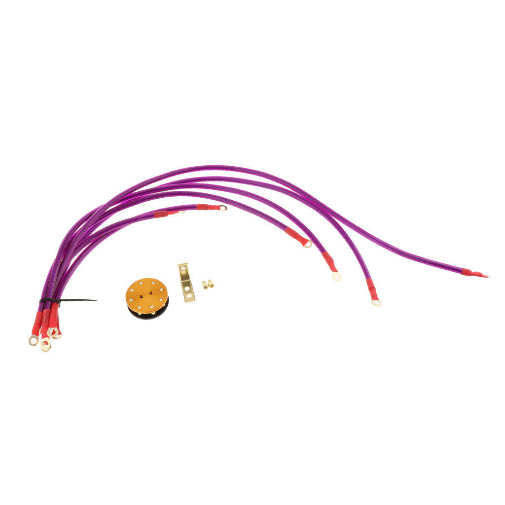 1 Set of 6 Point Heavy Duty Grounding Wire Harnesses for Cars