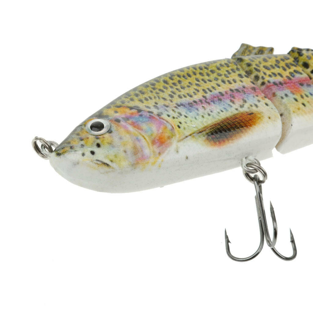 Multi Jointed Fishing Lures Fish Bait Swimbait Crank Fishing Tackle Hook -C