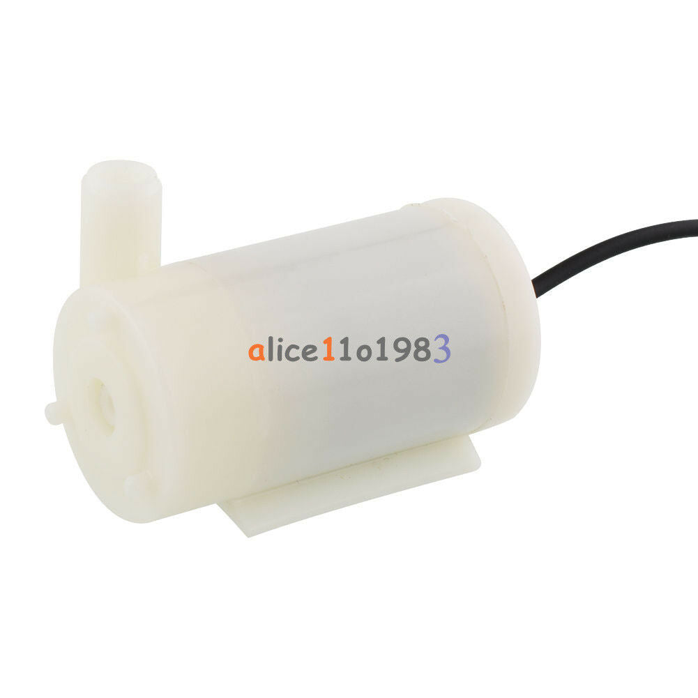 5PCS Ultra-quiet Mini DC 3-6V 120L/H Brushless Motor Submersible Water Pump New
