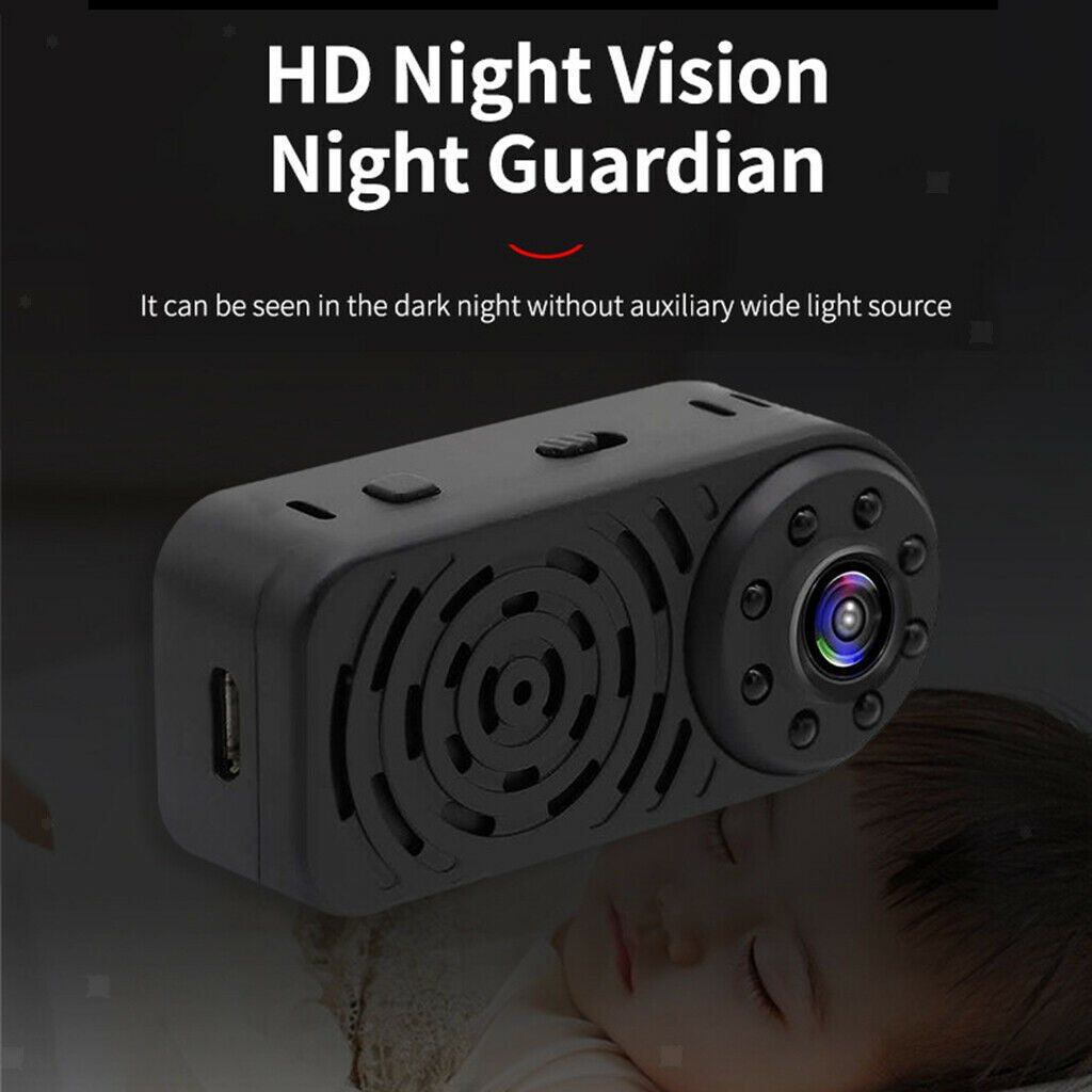 Portable Wireless 1080P Mini Camera Video Voice Recorder for Home Nanny