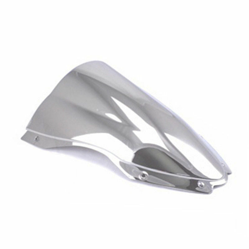 Chrome Motor Double Bubble Windshield for Kawasaki Ninja ZX10R ZX 10R 16-18