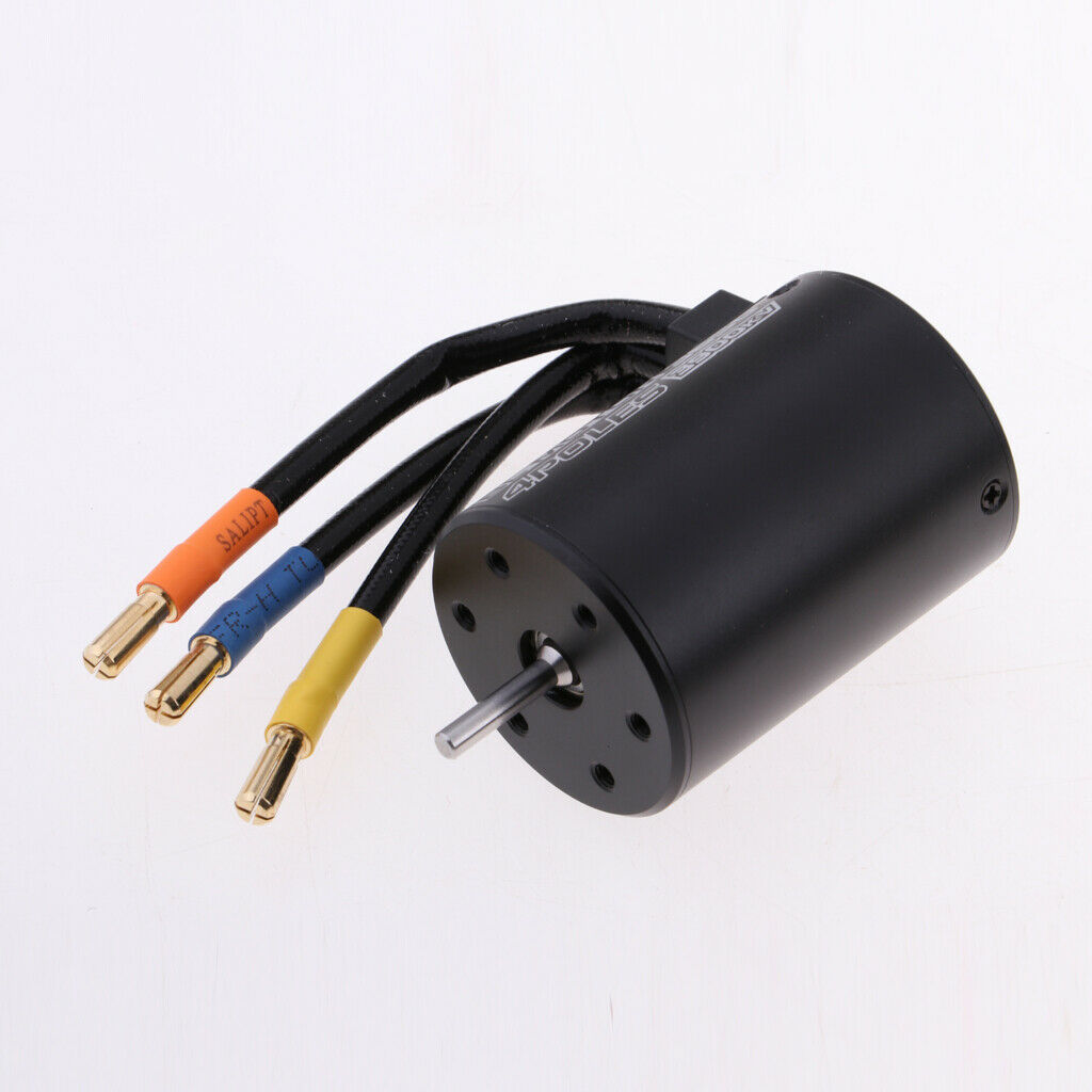 Brushless System 3900KV Motor + 60A ESC + Programming Card for 1/10 RC Car