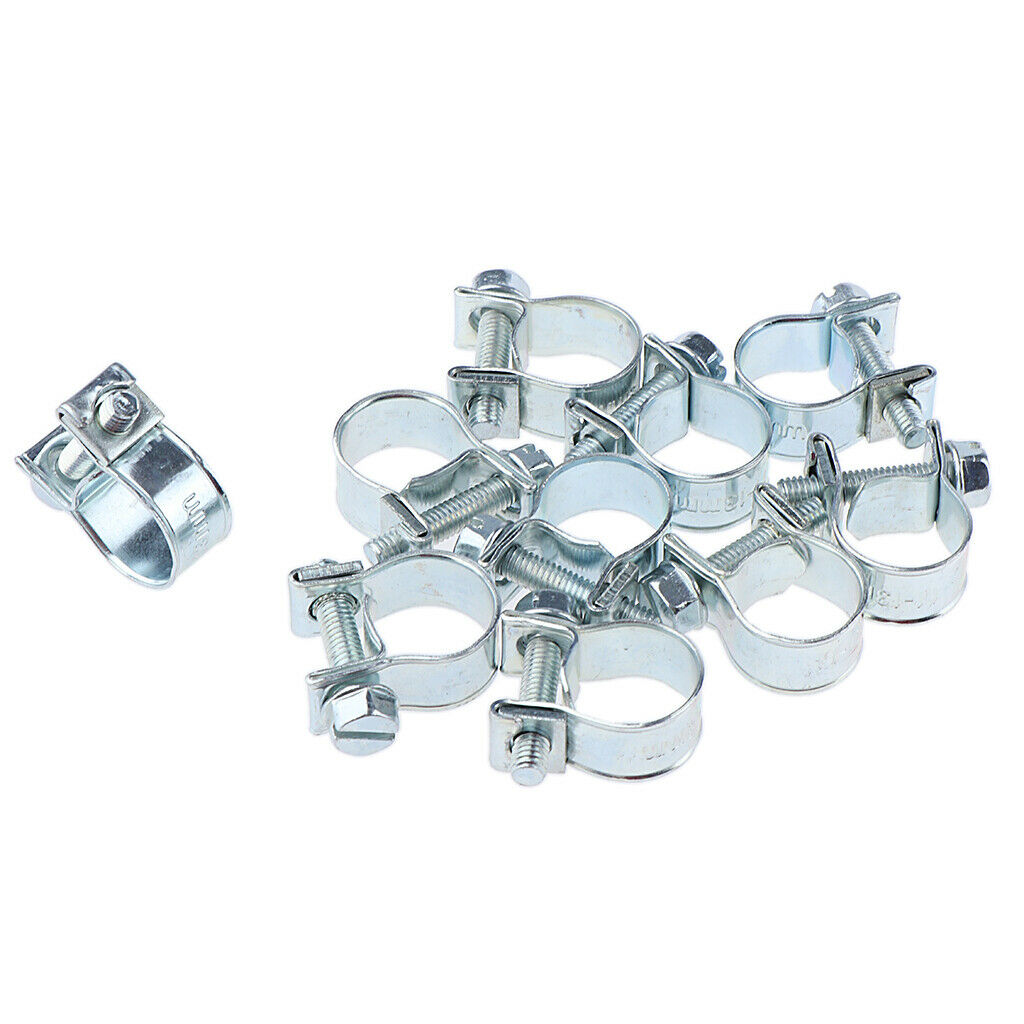 Set Of 40 Adjustable Water Pipe Drive Hose Clamps Fuel