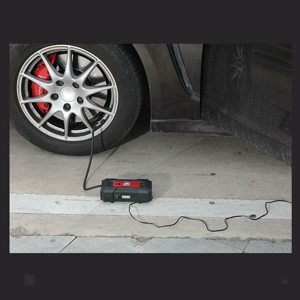 Tire Inflator Car Air Pump with Meter Guague No Noise for Cars Bicycles RVs
