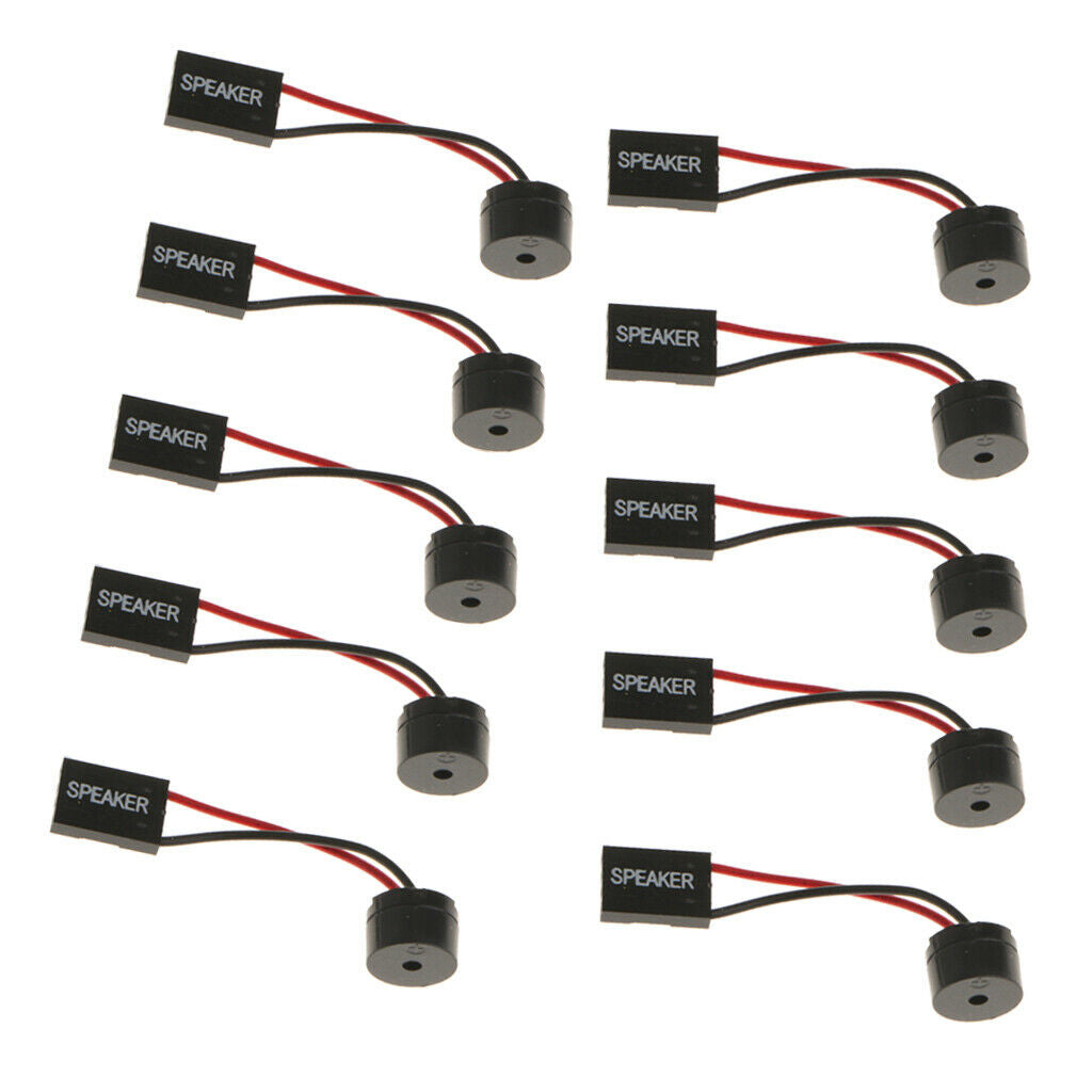 10pcs Motherboard PC Interanal Mini Onboard Case Alarm Buzzer Speaker