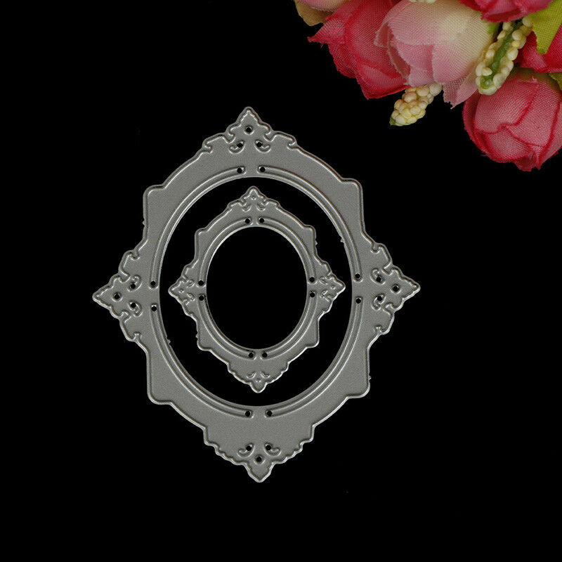 Metal Oval photo frame Cutting Dies Stencil DIY Scrapbooking Album Paper C.l8