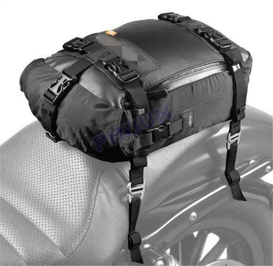 10L Motorcycle Tail Bag Storage Bag Shoulder Bag w/ Shoulder Straps Universal