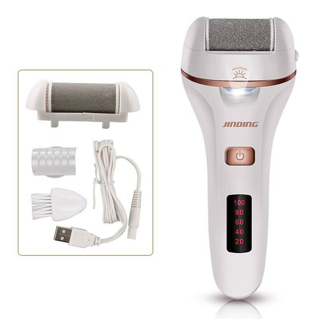 Electric Callus Remover w/Light For Feet Tool Foot File Dead Skin Remover