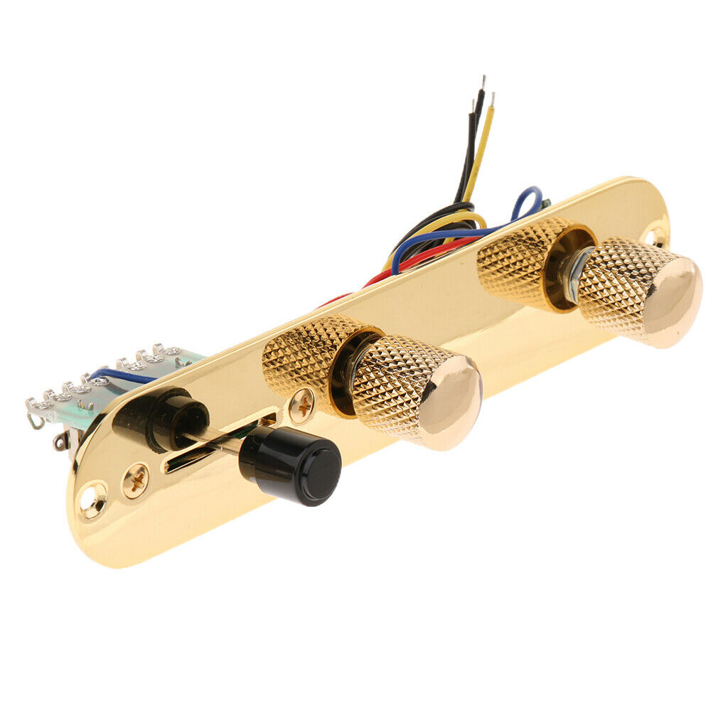 Golden Electric Guitar Control Plate DIY Luthier Tool String Instrument Part