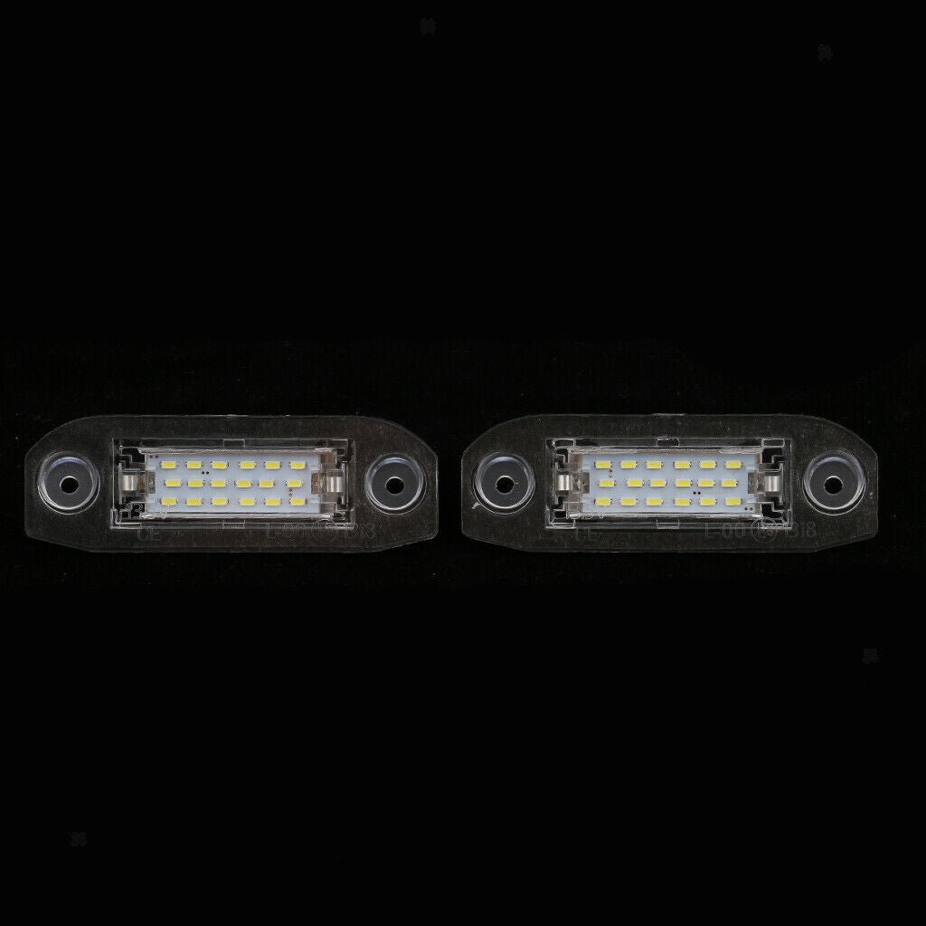 Pair 18 LED Number Plate Lamp for VOLVO S80 S40 S60 V70 C70 CX60 CX70 CX90