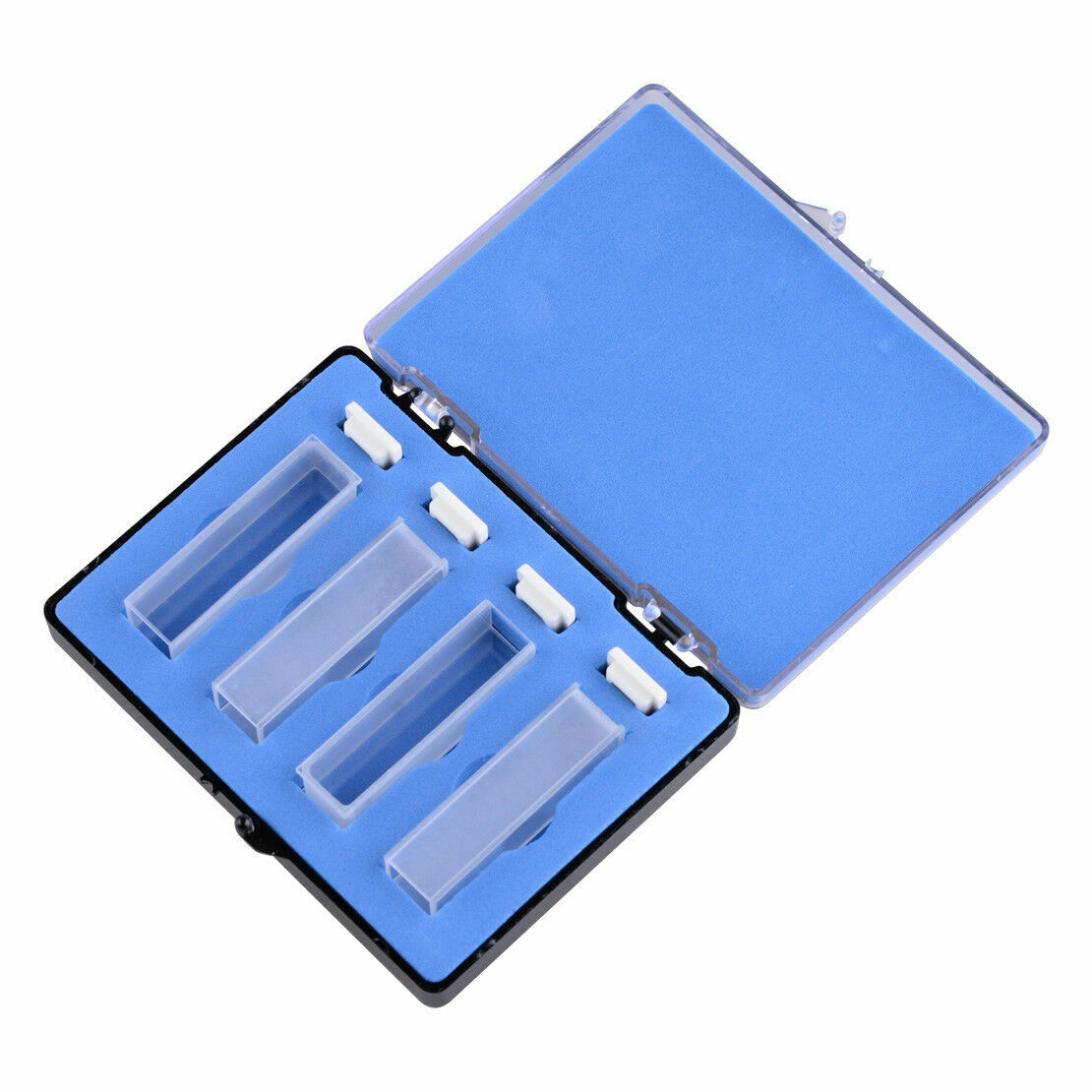 10mm 4pcs Cuvette Cell Micro Optical Quartz Spectrophotometer  3.5ml