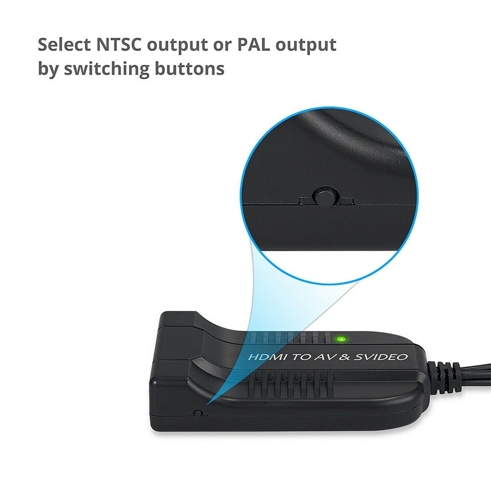 HDMI to Male AV CVBS Famale S-video Multimedia Interface 1080P for Projector