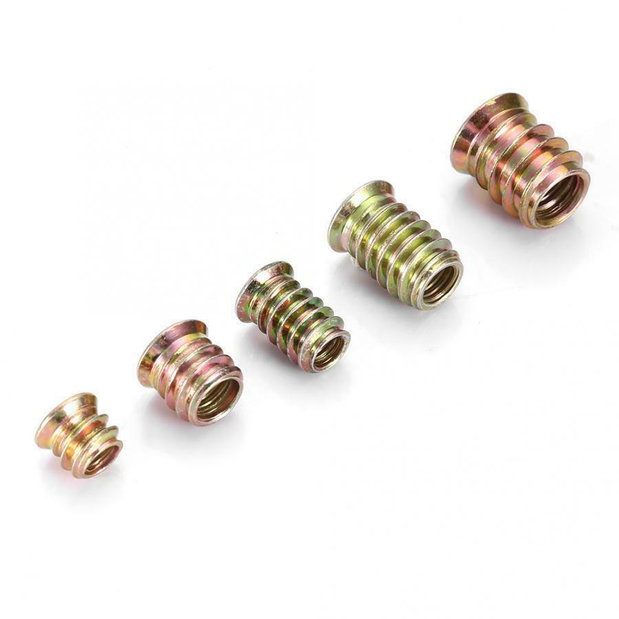 100Pcs Box Countersunk Head Iron Hexagon Inner Hexagon Furniture Nut Color Zinc