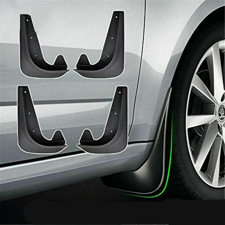 4Pcs High Grade EVA Plastic Fender Splash Guards Mud Flaps Mudflaps For Car SUV