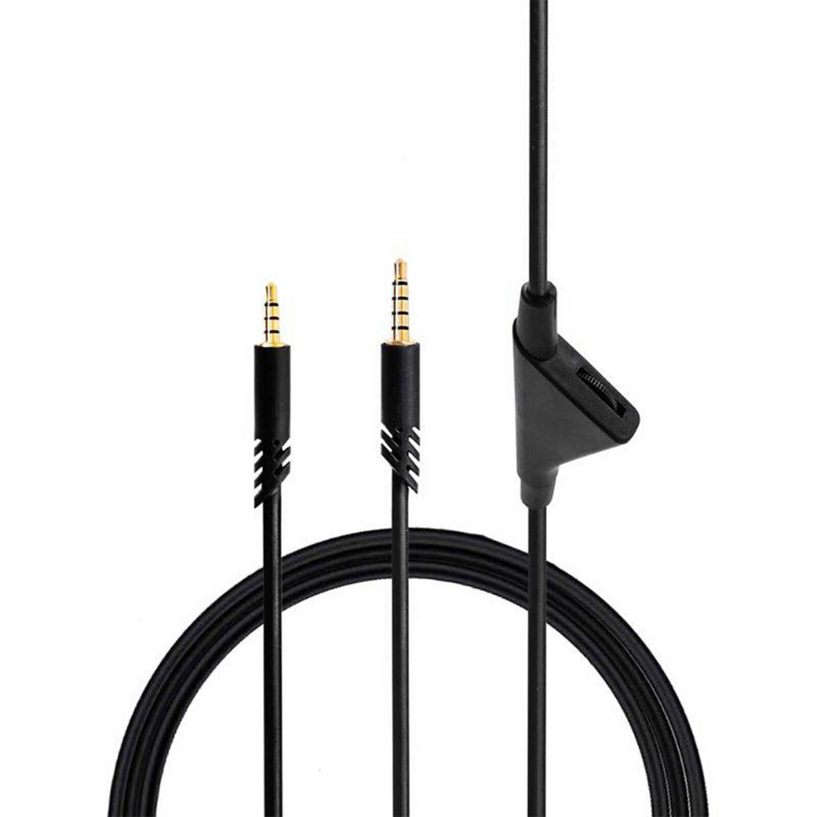 2m Audio Cord Cable Volume Control for Lo-gitech Astro A10 A40 Headset