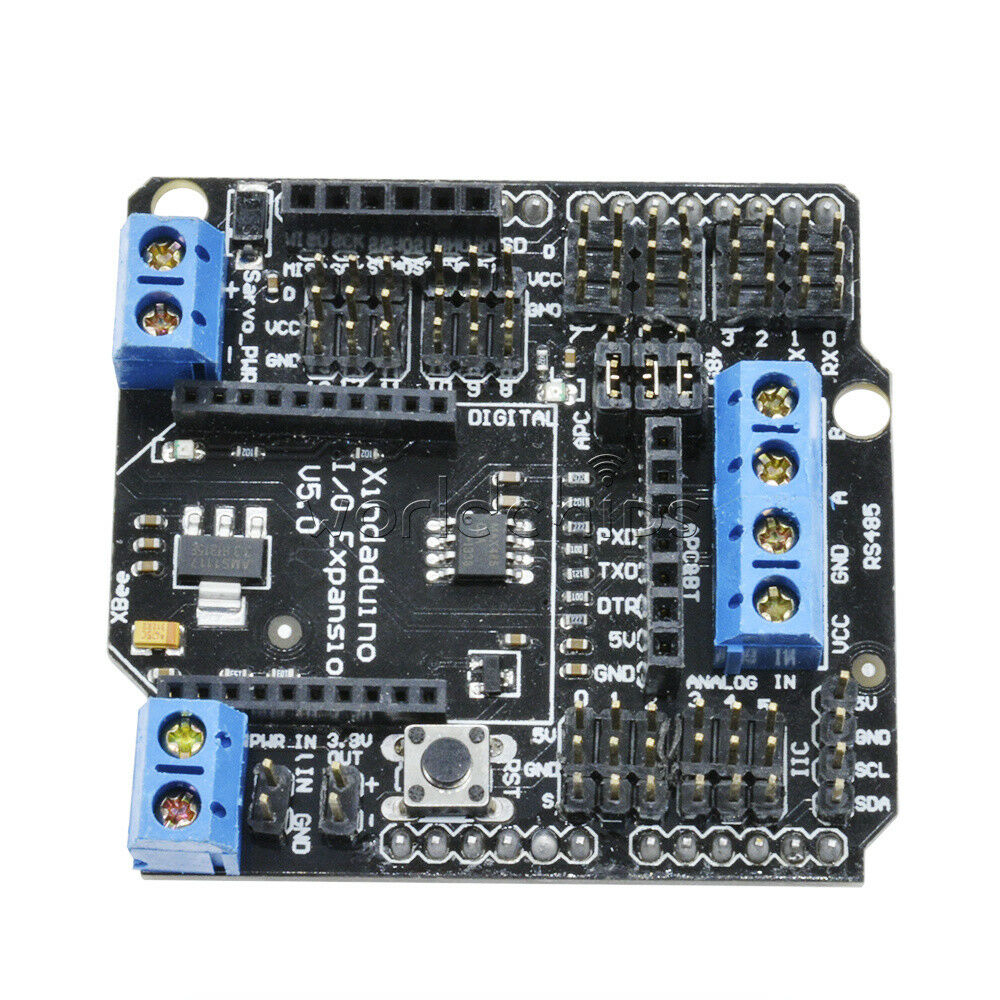 Xbee/Bluetooth/RS485 SRS485/APC220 I/O Sensor Expansion Shield V5 For Arduino