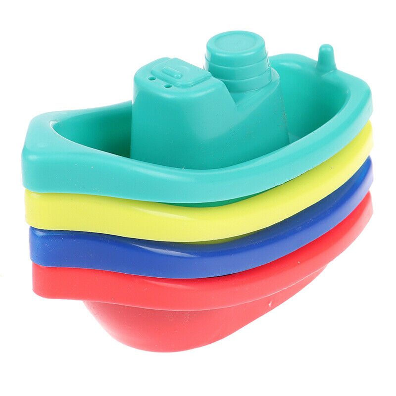 4Pieces Floating Ship Bathroom Kids Boats Bath Toys Water Play Educationa.l8