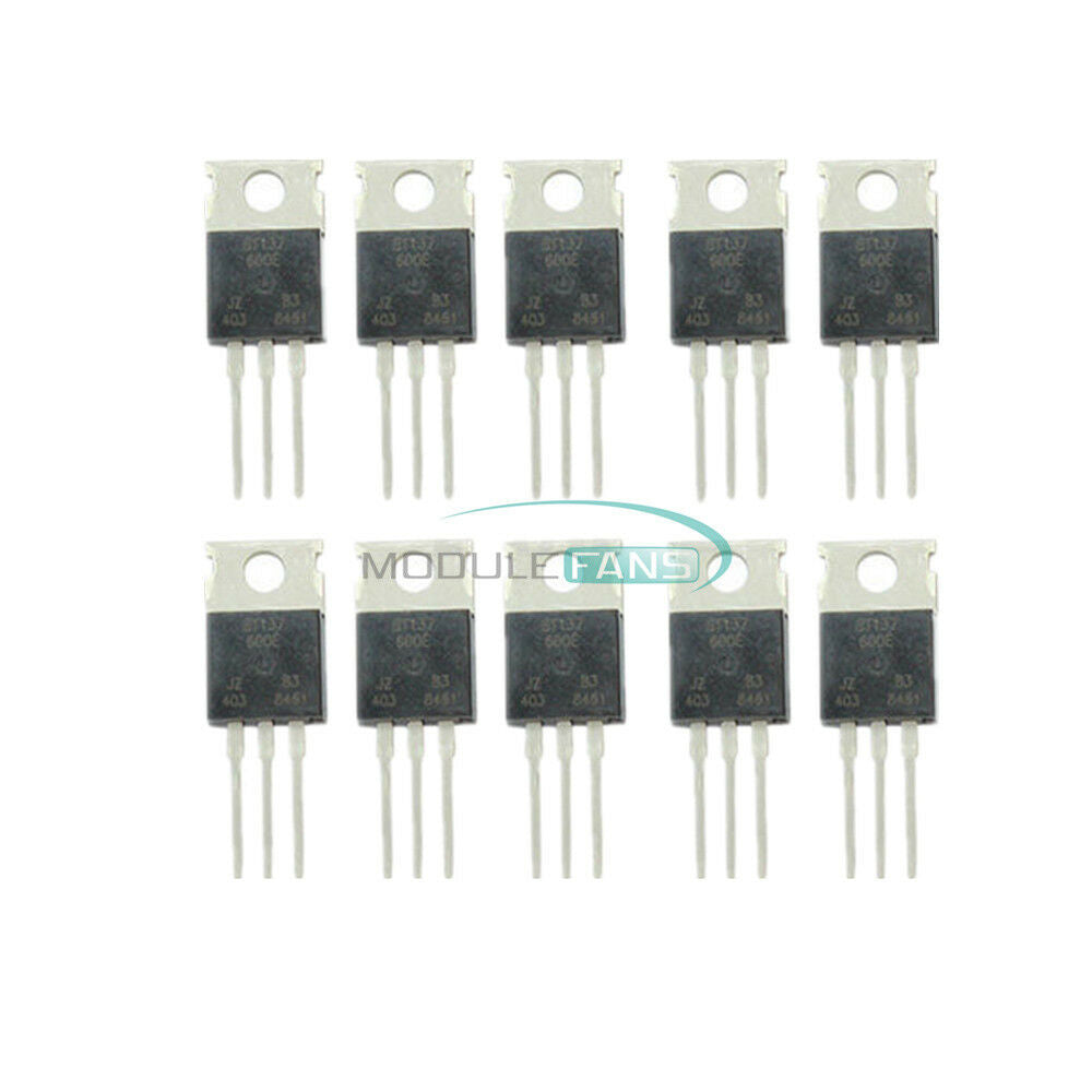 5PCS BT137-600E TO-220 BT137 600V 8A Triacs Thyristor M