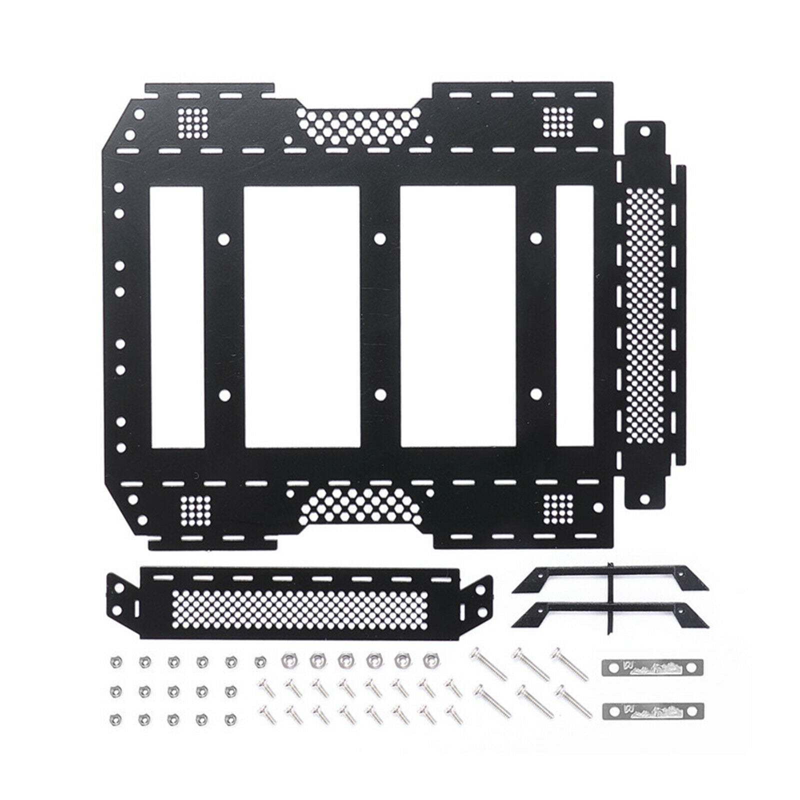 Metal Roof Rack Car Top Luggage Rack Carrier for 1/24 Axial SCX24 RC Crawler Car