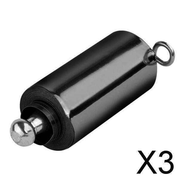 3X Outdoor Portable Magic Pocket Staff Steel Sport Black 1.1m