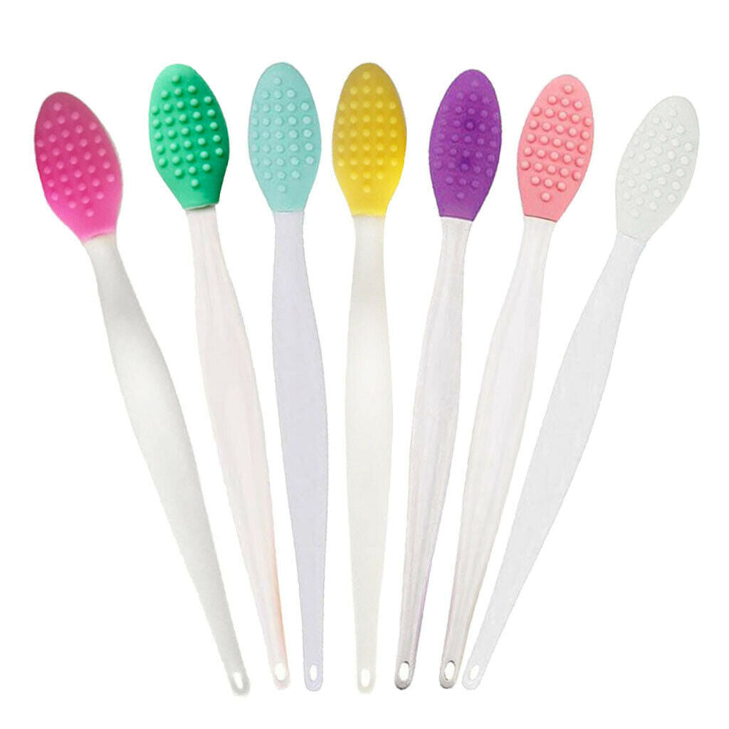 7Pcs Facial Cleansing Soft Brush Blackhead Remove Massager Makeup Tools