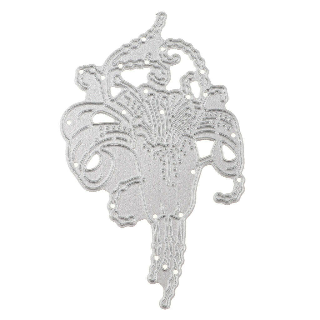 Bridal Flower Metal Cups Die Templates For DIY Embossing Refief Paper Card Loom