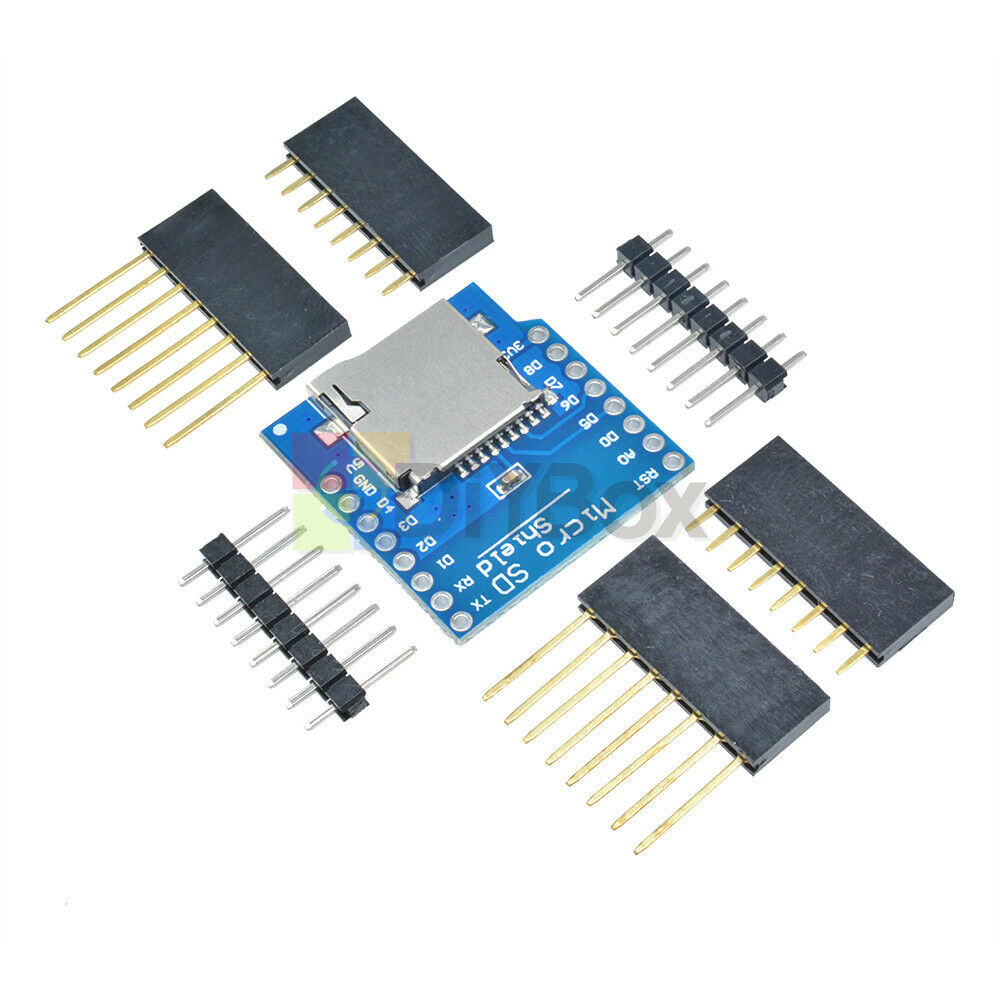 5PCS Micro SD Card Shield Wireless Control for D1 Mini ESP8266 WiFi WeMos Module