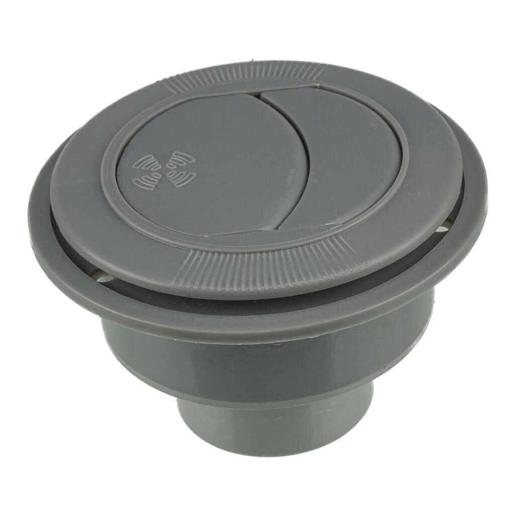 1.85in Universal A/C Air Outlet Vent For Boat Yacht Gray Part Outline 100mm