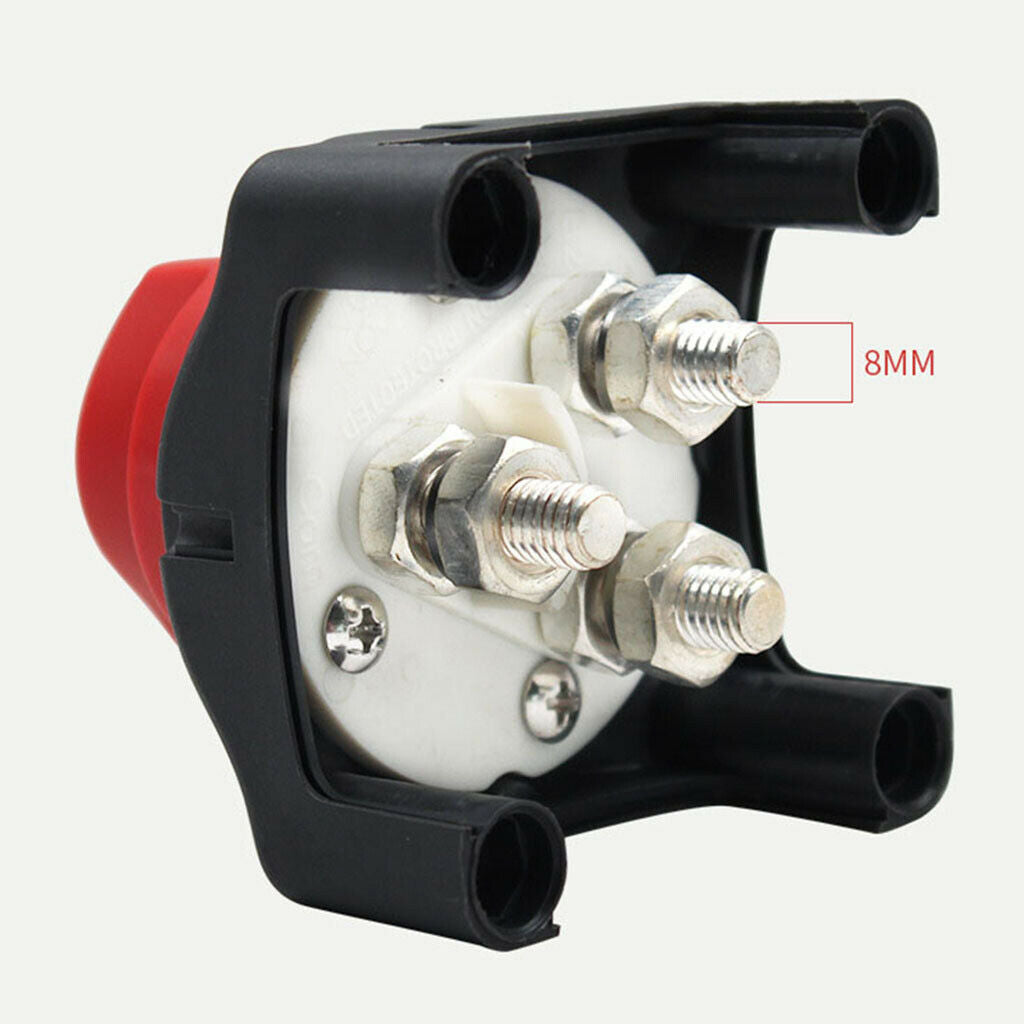 Dual Battery Selector Switch Off 3 Speed Disconnect Switch Marine Boat 60A