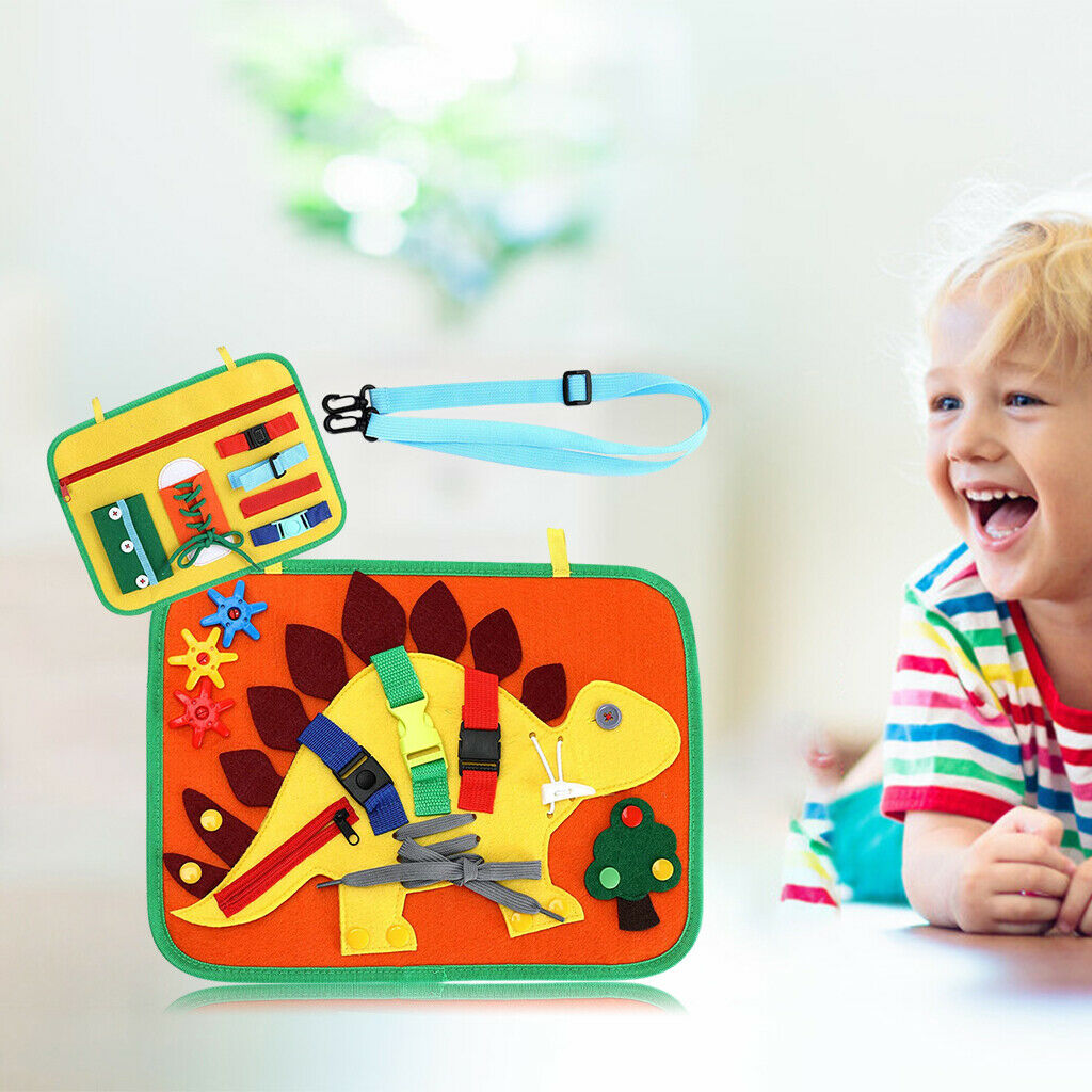 Busy Board Early Educational Skills Training Airplane Toys 1-3 Ages Gift